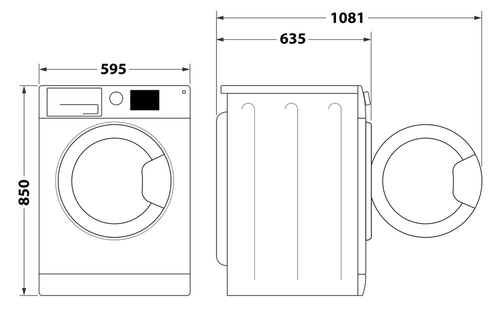 WHIRLPOOL FFWDD 1174269 SBV SPT INOX - Lavadora Secadora 11kg / 7kg 1400rpm