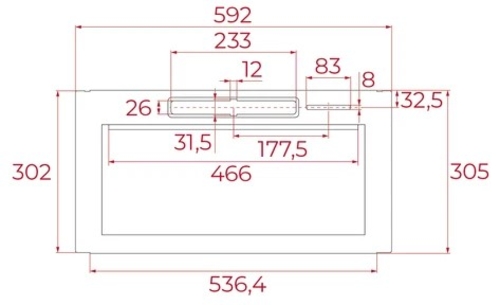 TEKA GFI 63030 KOS IX INOX - Grupo Filtrante 60CM