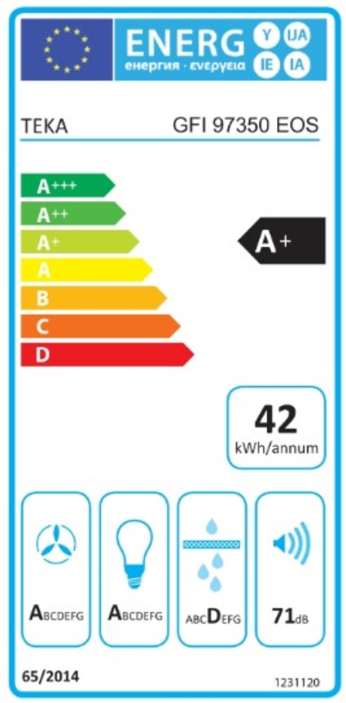 TEKA GFI 97350 EOS BK Negro - Grupo Filtrante 90CM 