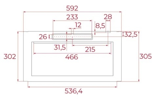 TEKA GFI 67350 EOS INOX - Grupo Filtrante 60CM
