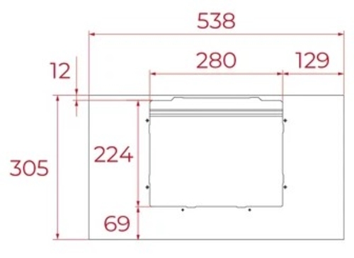 TEKA GFI 67350 EOS INOX - Grupo Filtrante 60CM