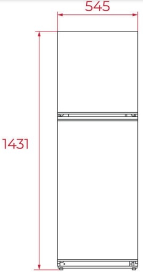 TEKA RTF 2510 WH Blanco - Frigorífico Dos Puertas Cíclico