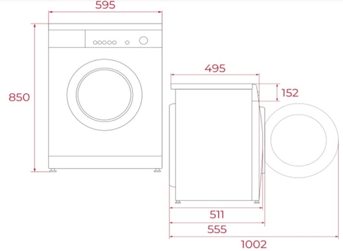 TEKA WMK 40940 Blanco - Lavadora Carga Frontal 9KG 1400RPM