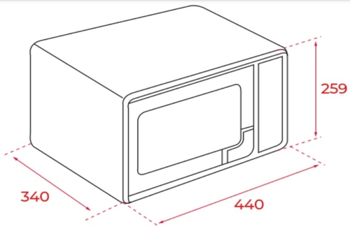 TEKA MWE FS20 G Blanco - Microondas 700W 20L
