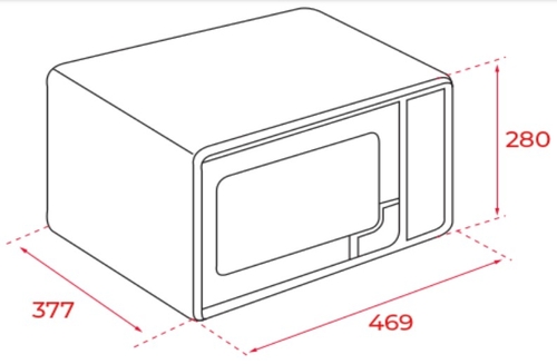 TEKA MWE FS25 G Blanco - Microondas 900W 25L