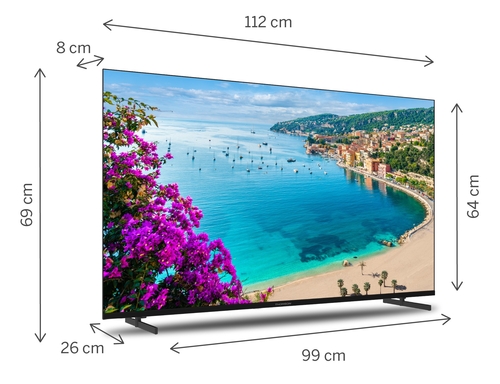 THOMSON 50UA5S13 Negro - TV 50" 4K UHD Smart TV