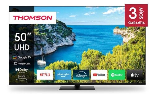 THOMSON 50UG5C14 Negro - TV 50" 4K UHD Smart TV