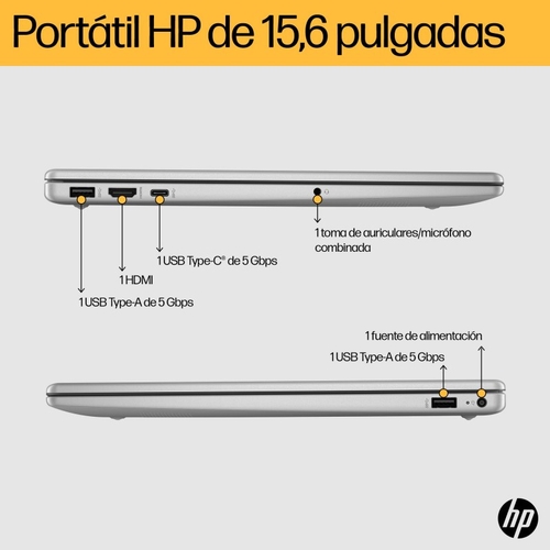 HP 15-FC0014NS RYZEN 3-7320U Azul - Ordenador Portátil 15.6" 8GB 512GB