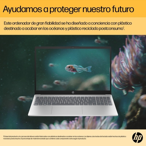 HP 15-FC0014NS RYZEN 3-7320U Azul - Ordenador Portátil 15.6" 8GB 512GB