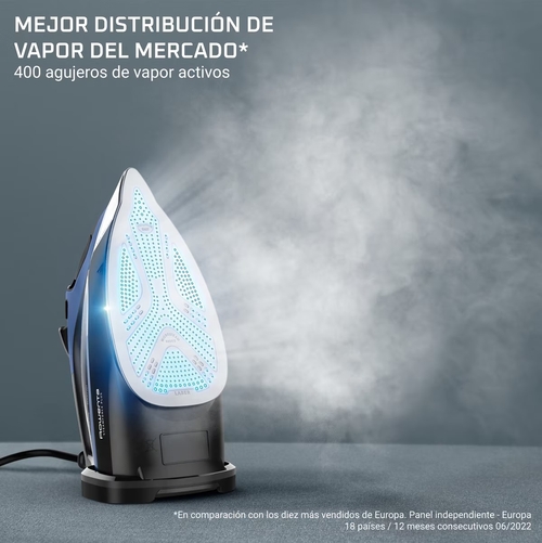ROWENTA  DW9411D1 Steamforce Plus Negro - Plancha de Vapor 3000W + Quitapelusas
