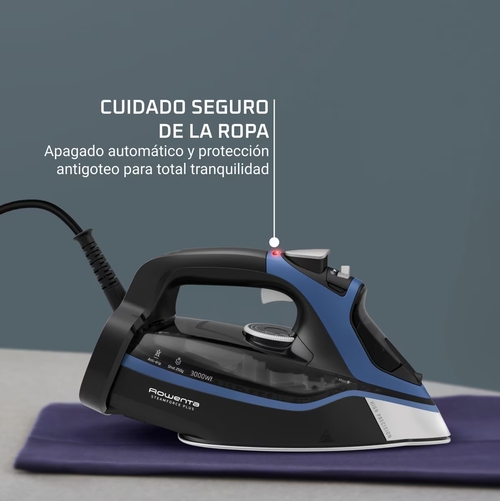 ROWENTA  DW9411D1 Steamforce Plus Negro - Plancha de Vapor 3000W + Quitapelusas
