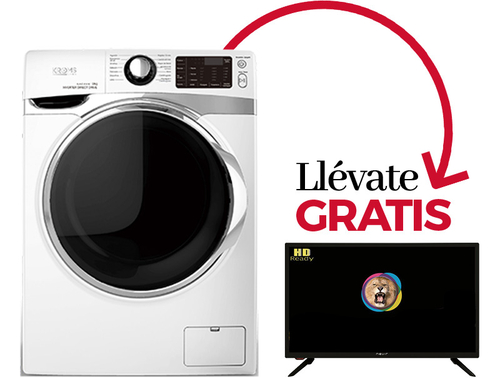 Lavadora Kromsline KLA-E-1016-W + TV Nevir NVR-7710-24RD2-N