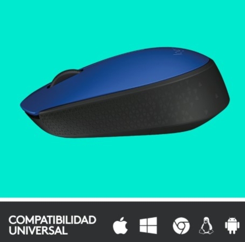 LOGITECH M171 Azul - Ratón Inalámbrico