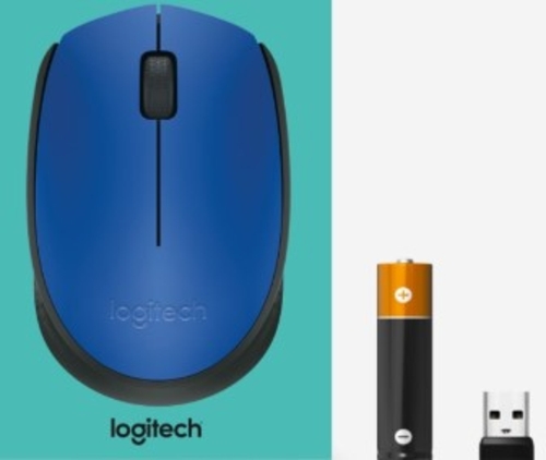 LOGITECH M171 Azul - Ratón Inalámbrico