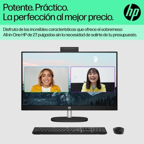 HP 27-CR0030NS  RYZEN5 7520U Blanco - Ordenador Sobremesa 27" 16GB 512GB