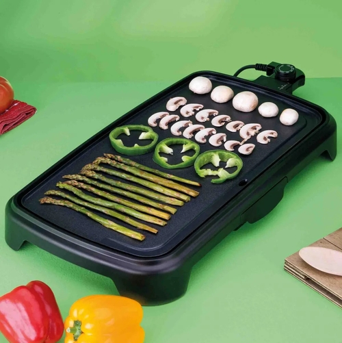 JATA JEGR1241 Negro - Plancha de Asar 2200W