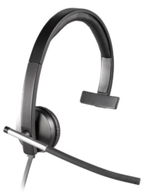 Auriculares de Diadema LOGITECH H650E Negro Con Cable