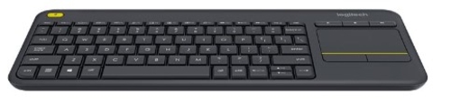 LOGITECH K400 PLUS - Teclado Negro