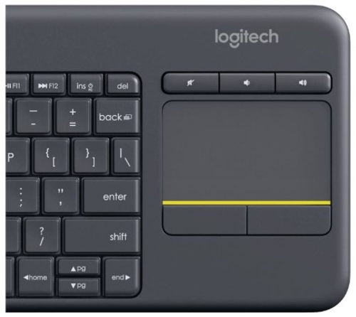 LOGITECH K400 PLUS - Teclado Negro
