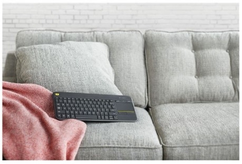 LOGITECH K400 PLUS - Teclado Negro