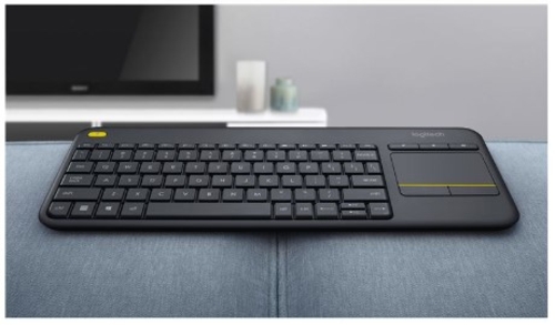 LOGITECH K400 PLUS - Teclado Negro