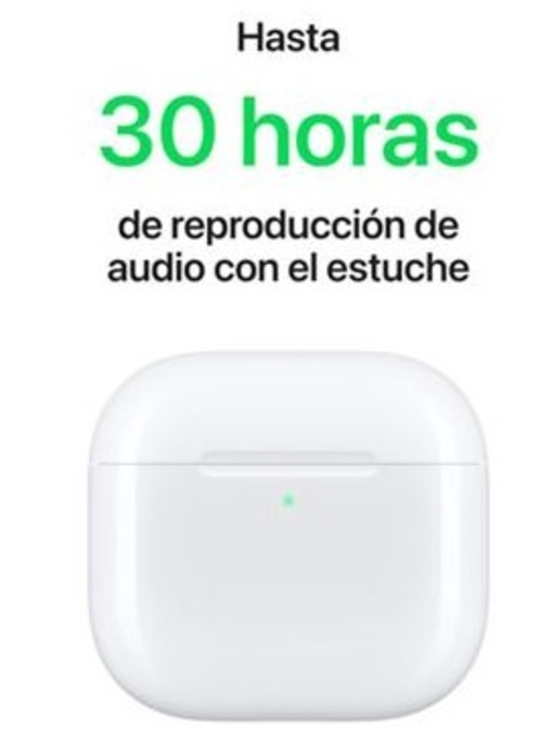 Auricular Inalámbrico APPLE AIRPODS 4ª GEN Blanco Estuche Lightning