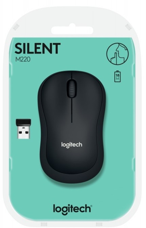 LOGITECH M220 Negro - Ratón Inalámbrico