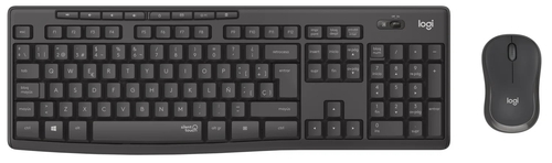 LOGITECH MK-295 Negro - Teclado + Ratón Inalámbrico