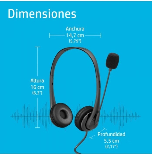 HP G2 STHS - Auricular de Diadema Negro