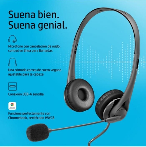 HP G2 STHS - Auricular de Diadema Negro