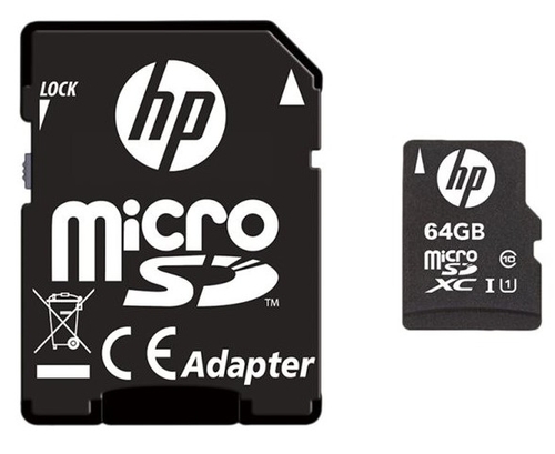 HP CI10 U1 Negro-Blanco - Tarjeta de Memoria 64GB