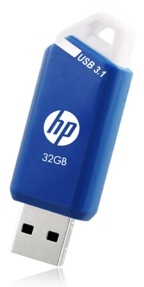 HP X755W Azul - Pendrive Triple Pack 32GB