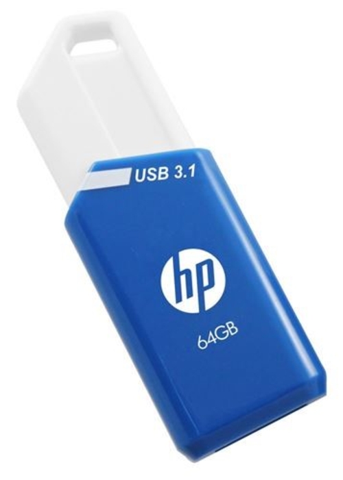 HP X755W Azul - Pendrive Triple Pack 64GB