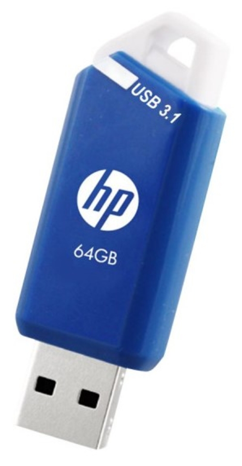 HP X755W Azul - Pendrive 64GB