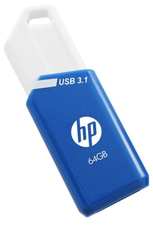 HP X755W Azul - Pendrive 64GB