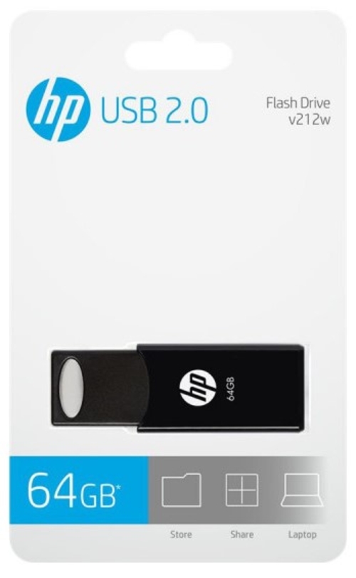 HP V212W Negro - Pendrive 64GB