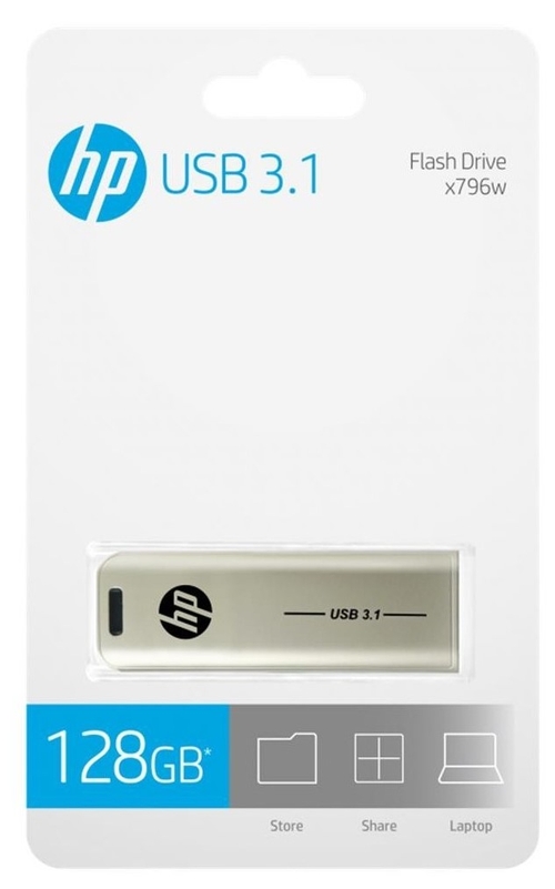 HP X796W Metal - Pendrive 128GB