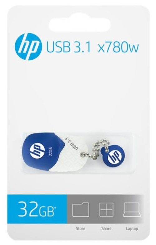 HP 780B Azul-Blanco - Pendrive 32GB