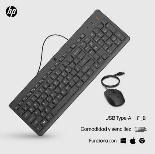 HP 150 Negro - Teclado + Ratón