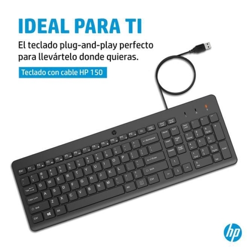 HP 150 - Teclado Negro