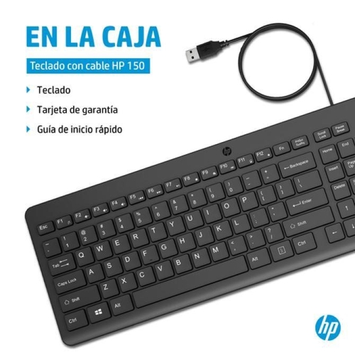 HP 150 - Teclado Negro