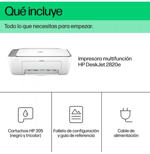 HP DESKJET 2820E - Impresora Mutlifunción