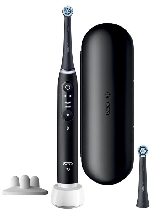 BRAUN ORAL B IO-6S Negro - Cepillo Eléctrico + Funda + Recambios