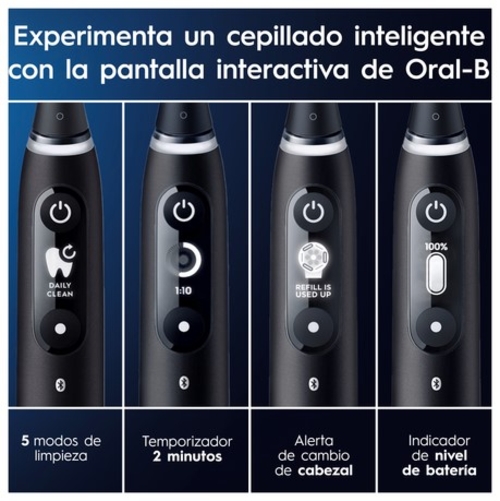 BRAUN ORAL B IO-6S Negro - Cepillo Eléctrico + Funda + Recambios