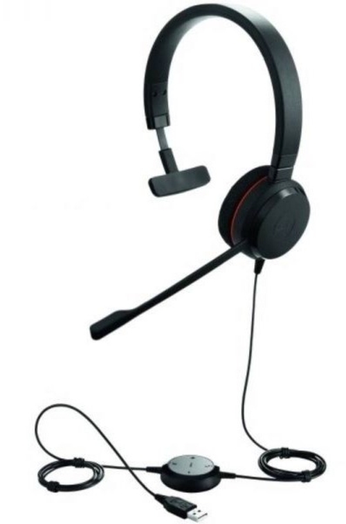 jabra EVOLVE 20 Negro - Auricular de Diadema Con Cable