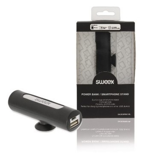 sweex SW2500PB001BL Negro - Powerbank 2500mAh