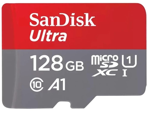 SANDISK MICROSD XC 128GB - Tarjeta de Memoria + ADAPTADOR