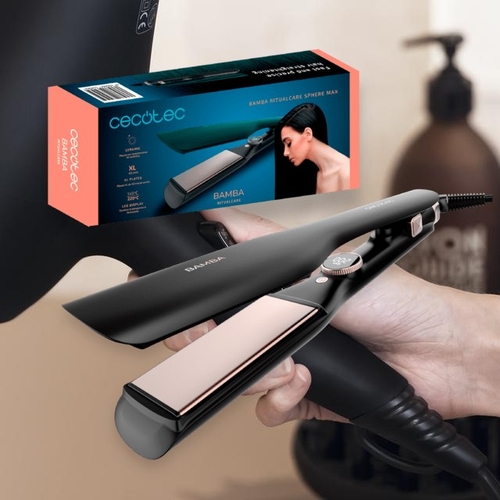 CONGA BAMBA RITUALCARE SPHERE MAX Negro - Plancha de Pelo Cerámica