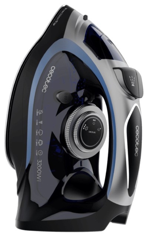 CECOTEC IRONHERO 3200 FORCE ANODIZED Negro-Azul - Plancha de Vapor 3200W