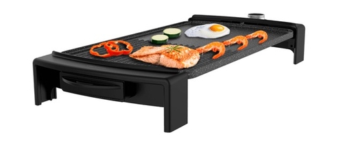 CECOTEC TASTY & GRILL 2500 ROCKWATER MIX Negro - Plancha de Asar Grill 2150W